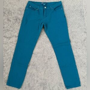 Cute Boot Cut Teal Jeans, Size13/14